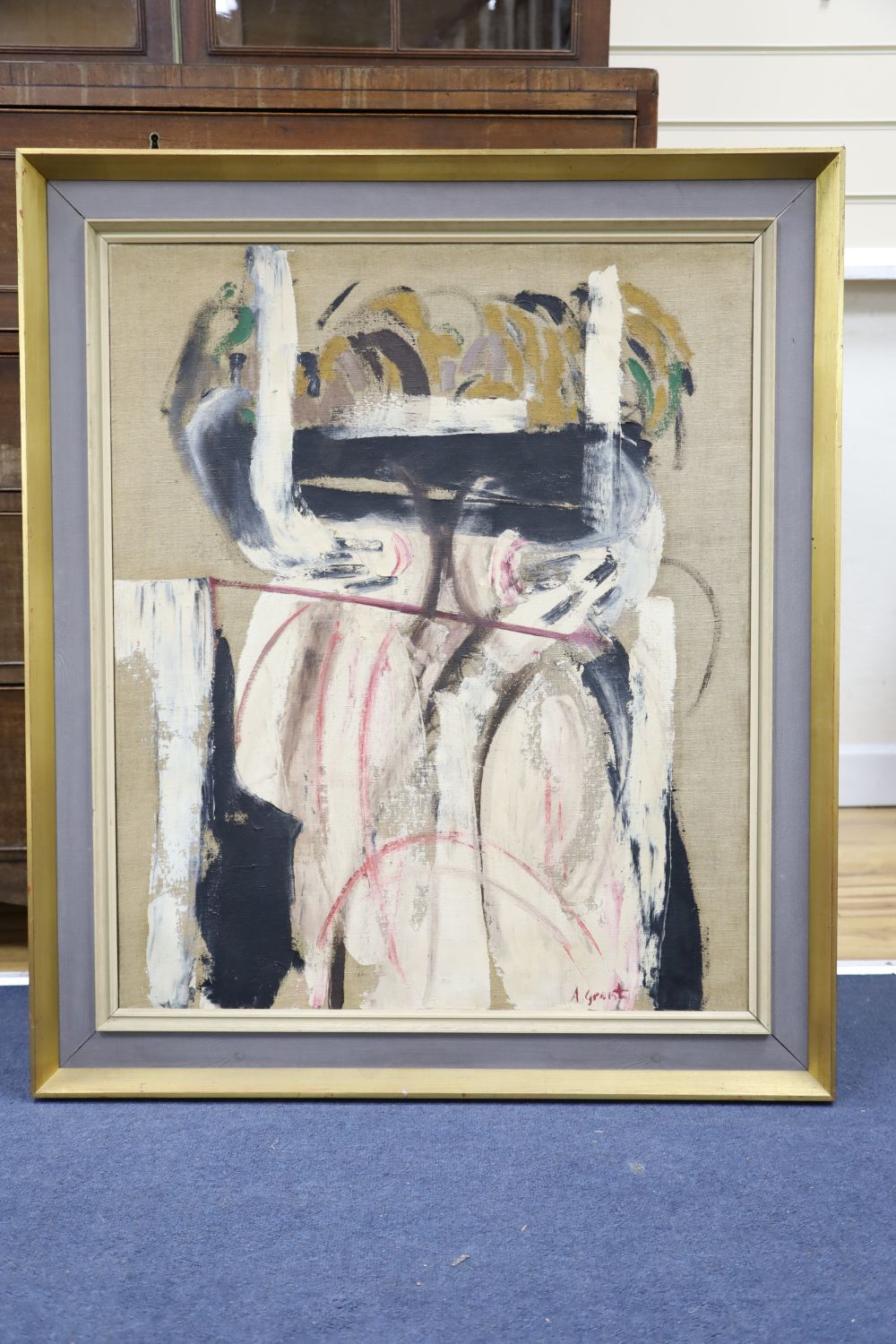 Alastair Grant (1925-97), oil on canvas, Untitled, signed, 75 x 62cm